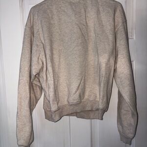 SKIMS Light Beige Crew Neck Sweater